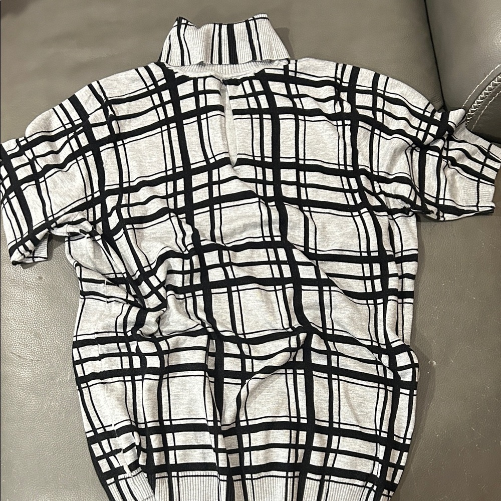 Lane Bryant Plaid Turtleneck Sweater size 18/20 - Picture 6 of 6